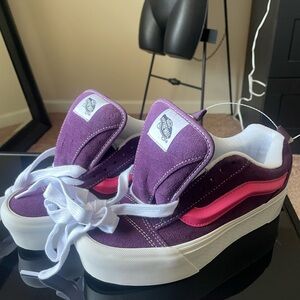 Vans Purple Sneakers with Pink Highlights